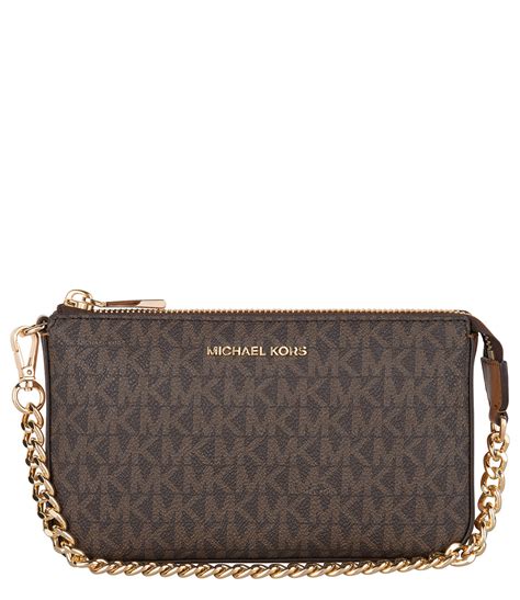 michael kors jet set md chain pouchette bag|michael kors jet set charm.